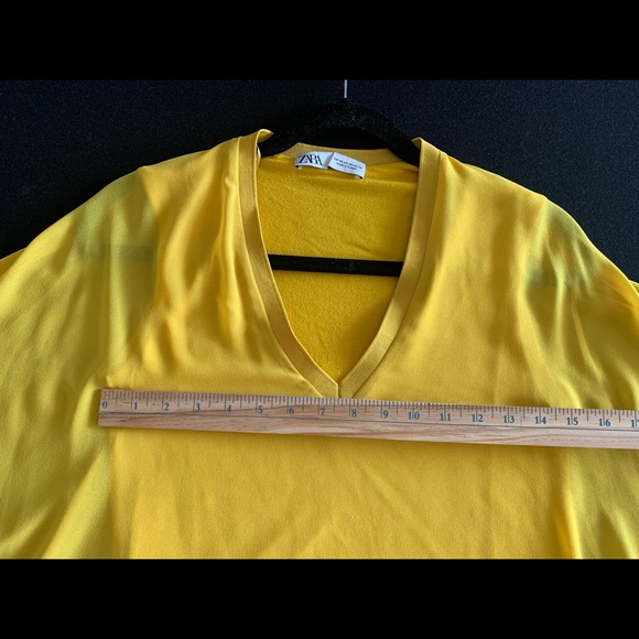 Zara Yellow Blouse - Picture 5 of 14